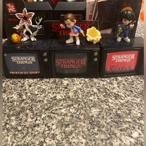 YUME Series 1 Stranger Things Open Blind box Collectible Figures (3) plus cards